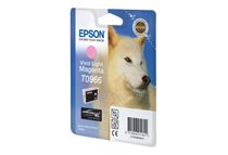 Epson T0966 - 11.4 ml - levendig licht magenta - origineel - blister - inktcartridge - voor Stylus Photo R2880