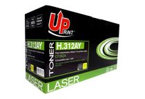 Cartouche laser compatible HP 312A - jaune - Uprint