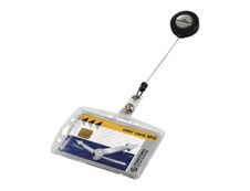 Durable - 10 Portes badge de nom avec enrouleur - 54 x 85 mm - 1 carte