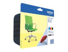Brother LC225XL/LC229XL - Pack de 4 - noir, cyan, magenta, jaune - cartouche d'encre originale