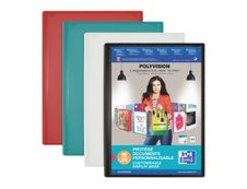 Oxford Polyvision - Porte vues personnalisable - 40 vues - A4 - disponible dans différentes couleurs opaques