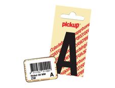 Pickup - Étiquette autocollante - 90 mm - Lettre E - noir mat