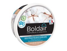 Boldair - Désodorisant gel destructeur d'odeurs - parfumeur d'ambiance - fleur de coton - 300gr