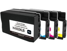Cartouche compatible HP 932XL/933XL - pack de 4 - noir, cyan, magenta, jaune - Uprint