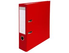 Exacompta - Classeur à levier - Dos 80 mm - A4 - pour 600 feuilles - rouge