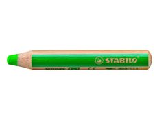 STABILO Woody 3 in 1 - Crayon de couleur pointe large - vert foncé