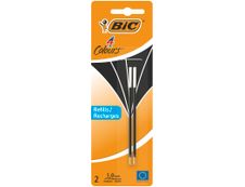BIC 4 Couleurs - 2 Recharges pour stylo à bille - noir - 0.32 mm