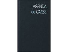 Agenda Perpétuel de Caisse - 1 jour par page - 14 x 22 cm - noir - Lecas