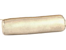 Trousse ronde L'Étudiant - 1 compartiment - cuir métallisé - disponible dans différentes couleurs - Hamelin