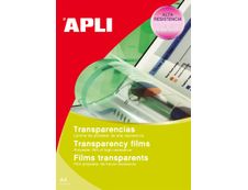Apli Paper - Films transparents pour rétroprojecteur - A4 - 100 feuilles - impression laser