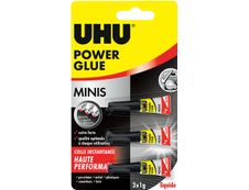 UHU Power Glue - Colle 1 gr - pack de 3 mini tubes