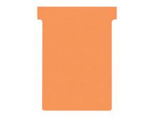 Nobo fiche en T - 8 x 12 cm - orange (pack de 100)