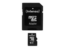 Intenso - carte mémoire 16 Go - Class 10 - micro SDHC 