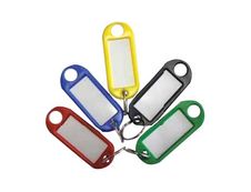 Reskal - 20 Porte-clés - couleurs assorties