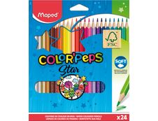 Maped Color'Peps - 24 Crayons de couleur - certifiés FSC