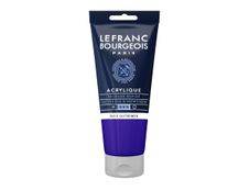 Lefranc & Bourgeois - Peinture acrylique - bleu ultramarin - 80 ml