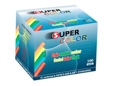 JPC Super Color - 100 Craies couleurs assorties - enrobées