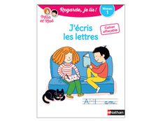 Cahier effaçable J'écris les lettres - Niveau 1 avec Mila et Noé