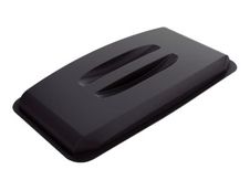 Durable - Couvercle pour poubelle 60L - poignée moulée - noir