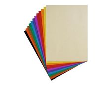 Clairefontaine - Pochette papier à dessin - 12 feuilles - 24 x 32 cm - 160 gr - couleurs vives