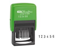 Colop - Tampon Printer Green Line S226 - numéroteur 6 chiffres