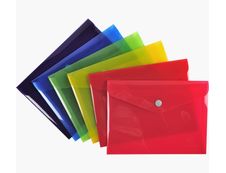 Exacompta Iderama - Pochette enveloppe - format B6 - bouton pression - disponible dans différentes couleurs