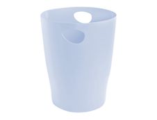 Exacompta Ecobin Aquarel - Corbeille à papier - 15L - bleu pastel