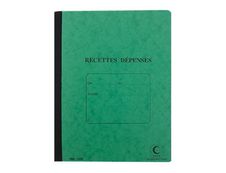 ELVE - Piqûre recettes/dépenses - 22 x 17 cm - 80 pages