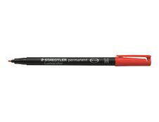 STAEDTLER LUMOCOLOR 317 - Marqueur permanent - pointe moyenne - rouge