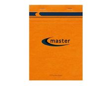 MASTER - Bloc notes - A5 - 200 pages - petits carreaux - 70g