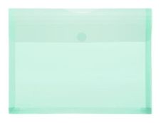 FolderSys - Pochette velcro - pour A4 - pour 250 feuilles - vert transparent