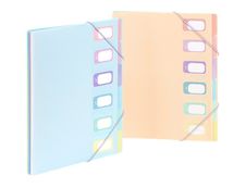 3135250991109-Viquel Rainbow Pastel - Trieur extensible 6 positions - disponible dans différentes couleurs-Avant-0