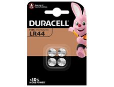 DURACELL - 4 piles boutons LR44 - 1,5V