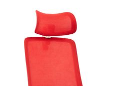 Appuie-tête pour fauteuil de bureau ergonomique POLAR - Rouge et gris