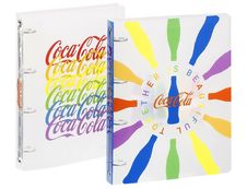 Viquel Coca-Cola - Classeur souple à anneaux - pour 250 feuilles - 2 modèles multicolores au choix