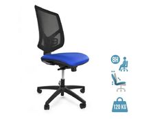 Fauteuil de bureau UNIT AIR - Accoudoirs en option - bleu