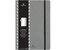 Oberthur Carmen - Carnet de notes souple A5 - ligné - 200 pages - corail