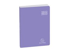 Agenda Soft Harmony - 1 jour par page - 12 x 17 cm - violet - Exacompta