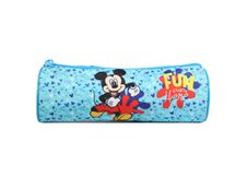 Trousse ronde Mickey - 1 compartiment - bleu - Bagtrotter