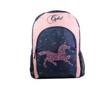 Sac à dos maternelle Cybel - 37 cm - 1 compartiment - bleu/velours - Bagtrotter