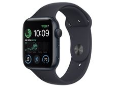 Apple Watch SE (GPS) 2e génération - aluminium minuit - montre intelligente avec bande sport - minuit - 32 Go