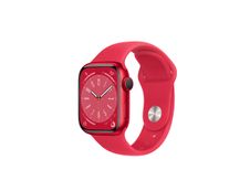 Apple Watch Series 8 (GPS) (PRODUCT) RED - aluminium rouge - montre intelligente avec bande sport - rouge - 32 Go