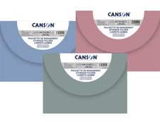 Canson - Pochette rangement à dessin - 34 x 47 cm (pour A3) - disponible dans différentes couleurs pastels