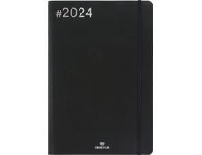 Agenda Journalier 2024 Bremax 1 Noir - Brepols pas cher