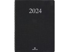 Agenda civil semainier 2023/2024 Oberthur - Moutarde - Stan - 24,5 x 19 cm  - Agendas Civil - Agendas - Calendriers