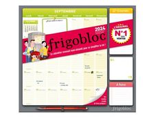 Frigobloc Mensuel - Calendrier d'organisation familiale au mois (de septembre 2023 à décembre 2024)