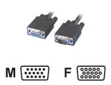 MCL Samar - Rallonge de câble VGA HD15 (M) vers VGA HD15 (F) - 2 m 