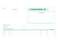 Exacompta - Manifold Carnet de livraisons - 50 tripli - A4