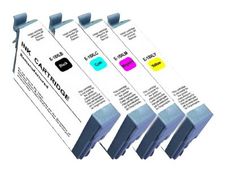 Cartouche compatible Epson 18XL Pâquerette - pack de 4 - noir, jaune, cyan, magenta - Uprint