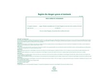 Exacompta - Registre des dangers graves et imminents - 24 x 32 cm